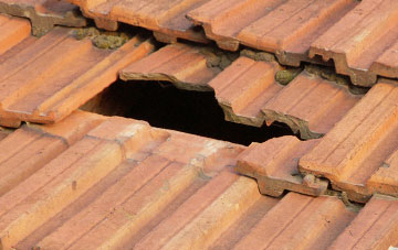 roof repair Carminow Cross, Cornwall